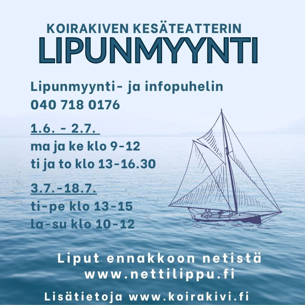 Kesäteatterin lipunmyynti 2026 Instaan